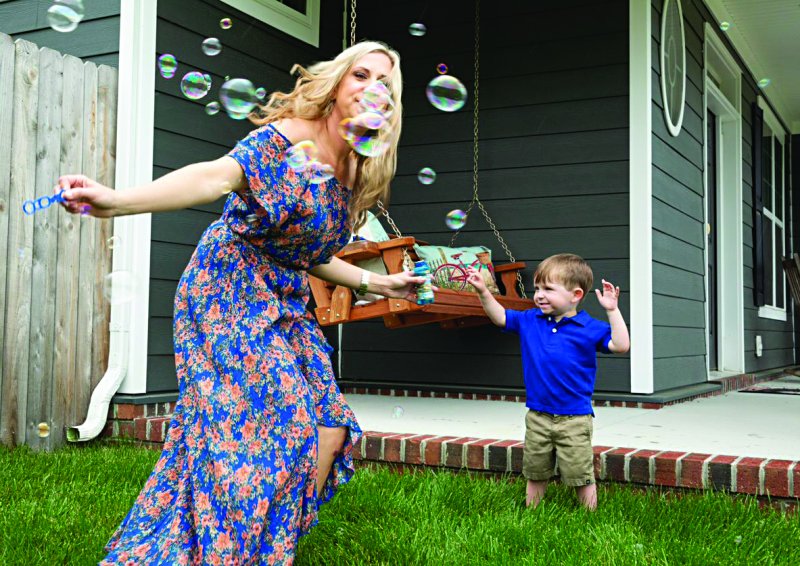 Chrissy Brown of Atlantic Bay Mortgage Group living a happy life as a mother and a worker. 