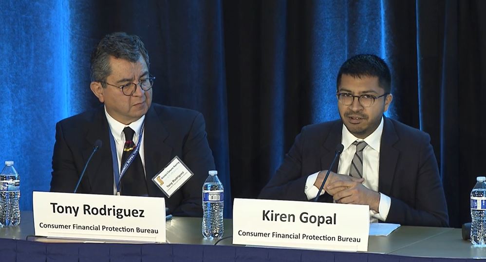 Panel Two Moderators Tony Rodriguez and Kiren Gopal from the Office of Supervision Policy of the CFPB took a closer look at traditional credit trade lines