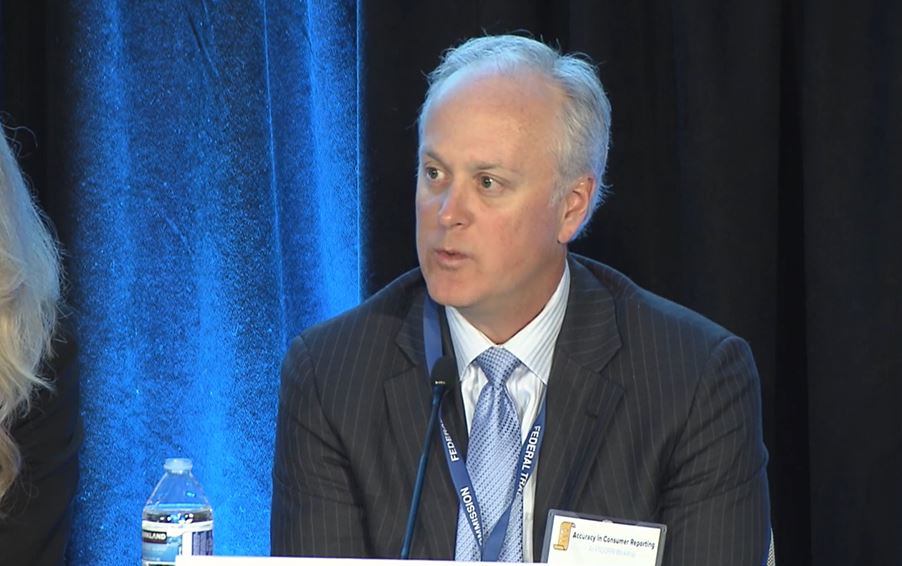 Troy Kubes of Equifax shares his insight during the second panel discussion