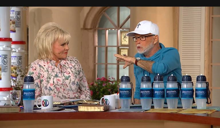 televangelist Jim Bakker has what might be the ultimate selling point for his Morningside community in Blue Eye, Mo.: The ability to survive the Apocalypse
