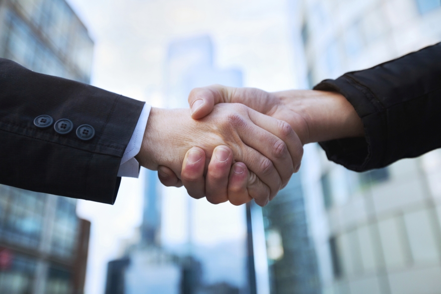 Business Acquisition Handshake