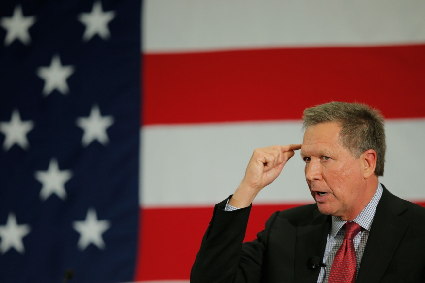 In a very rare campaign acknowledgement of his career with one of Wall Street’s most controversial companies, Ohio Gov. John Kasich used sarcasm to swat away the latest effort to raise attention to his role at the doomed Lehman Brothers