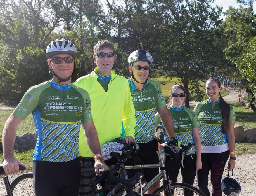 Employees and friends of Mortgage Network Inc. recently hit the pedals for one of New England’s most popular cycling events in support of local land preservation