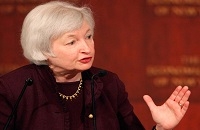 Janet Yellen submitted her resignation as a member of the Federal Reserve’s Board of Governors, effective upon the swearing in of Jerome Powell as her successor as chairman of the central bank