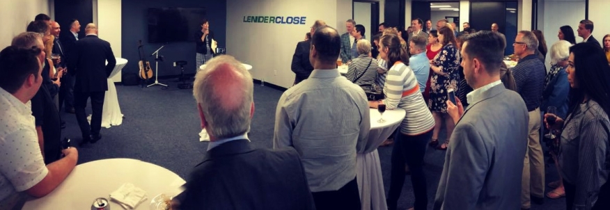 Iowa Gov. Kim Reynolds says it’s important to be brief when speaking to an entrepreneurial community, something she did recently at the LenderClose launch party in Des Moines, Iowa