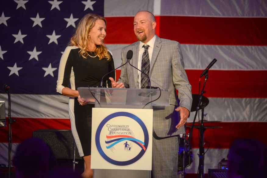 Carrington House Recipient and Stability Speaker U.S. Army Staff Sgt. Jesse Clingman and his wife Alexis