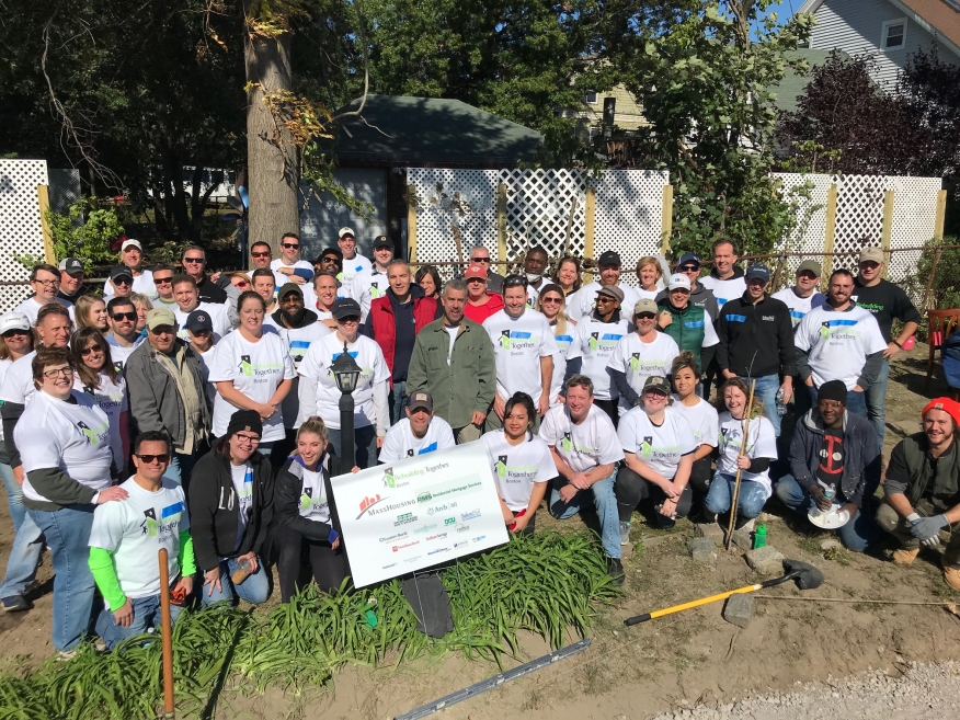 Mortgage Equity Partners (MEP) staffers recently joined with industry colleagues from Rebuilding Together Boston and the Massachusetts Mortgage Bankers Association to rebuild the home of a 77-year-old widow of a disabled veteran in the Dorchester section 
