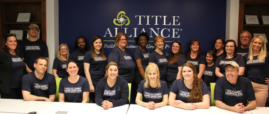 Title Alliance Ltd. held their second annual T.A. Gives Back Week, from April 8-12, where more than 250 employees across 54 offices in 10 states gave back to their local communities by volunteering their time during paid, work hours