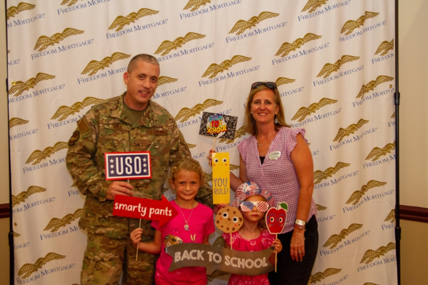 Freedom Mortgage recently held its 7th Annual “Rucksacks to Backpacks” event with the South Jersey/Philadelphia Liberty USO
