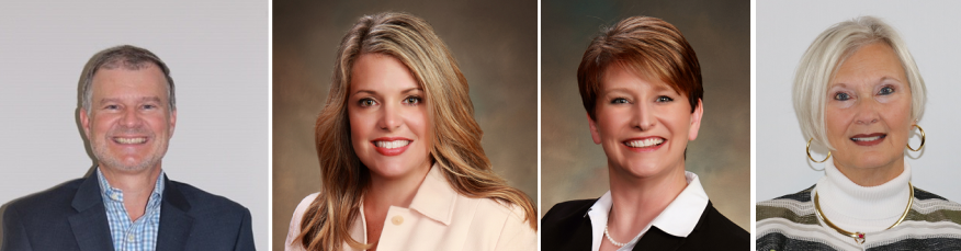 Chip Adkins to the role of chief production officer; Heather Kent to vice president, director of marketing; Julia King to vice president, director of human resources; and Connie Robinson to senior vice president, director of servicing