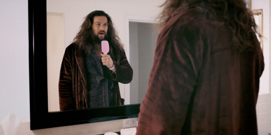 Rocket Mortgage by Quicken Loans has corralled movie action hero Jason Mamoa into a new commercial that will premiere on this Sunday’s Super Bowl television broadcast