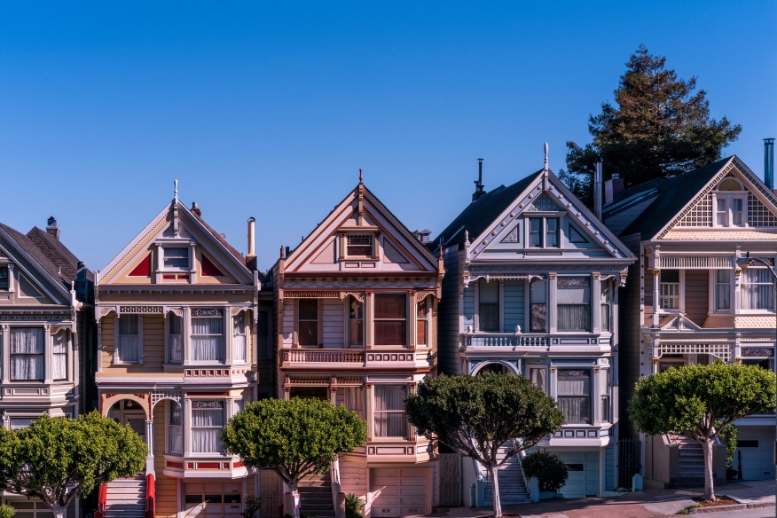 Homes in San Francisco.