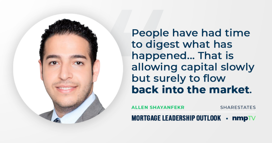 Allen Shayanfekr, CEO of Sharestates, was the featured guest on the Thursday, June 4 installment of the Mortgage Leadership Outlook series