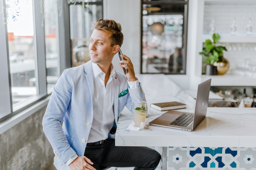 Millennial on the phone. Photo by Austin Distel on Unsplash