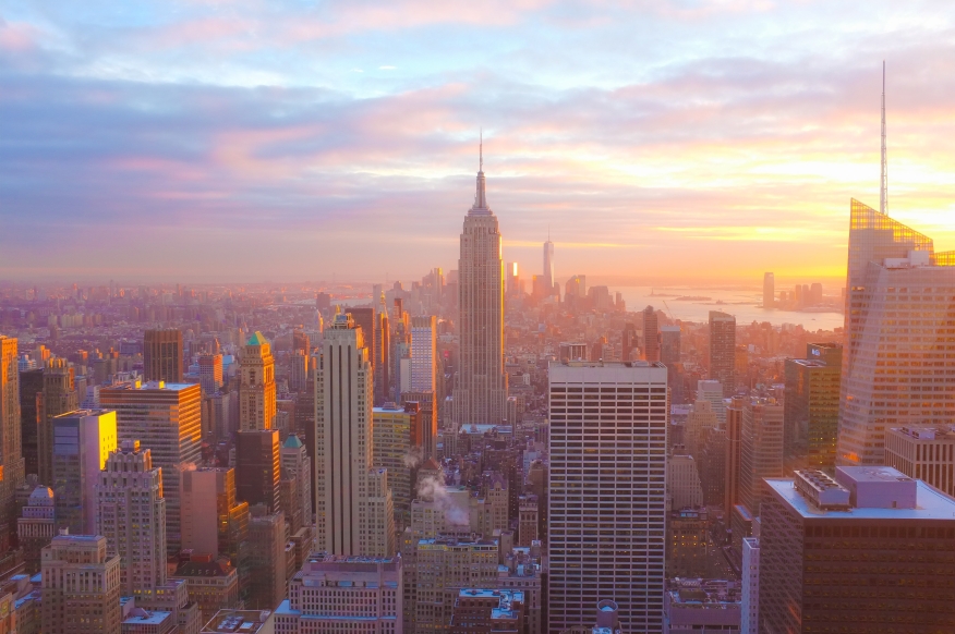 New York City Skyline At Sunset. Photo by Emiliano Bar on Unsplash