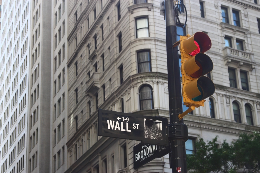 Photo of Wall Street.