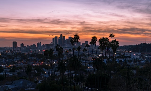 Photo of Lincoln Heights, CA during sunset.