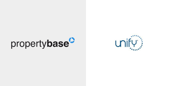 Propertybase and Unify logos.