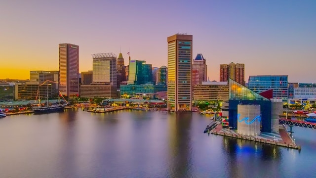 Photo of Baltimore Inner Harbor.