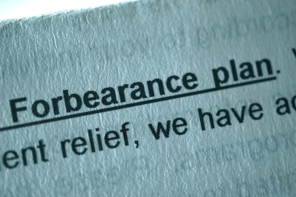 Photo of a written forbearance plan. Credit: iStockphoto.com/Kameleon007