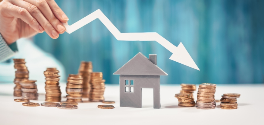home prices decline