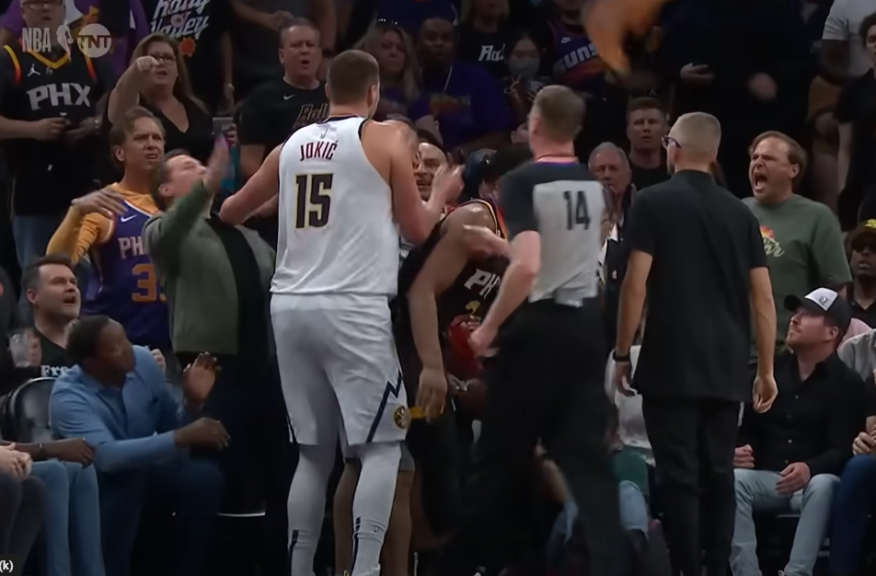 Mat Ishbia and Nikola Jokic