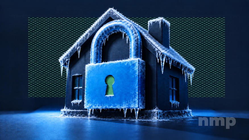 Frozen mortgage rate lock-in