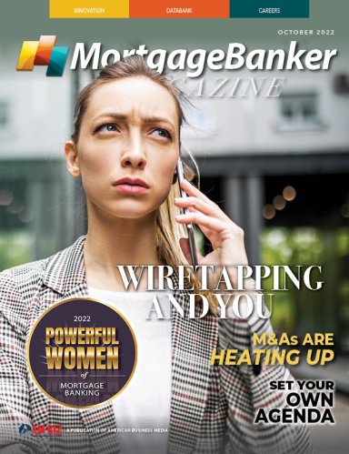 Mortgage Banker Magazine October 2022 Cover