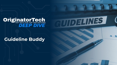  OriginatorTech Deep Dive: Guideline Buddy