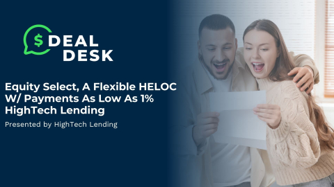 Equity Select, A Flexible HELOC W/ Payments As Low As 1% HighTech Lending