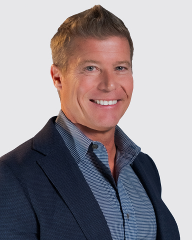 White man with blonde hair 