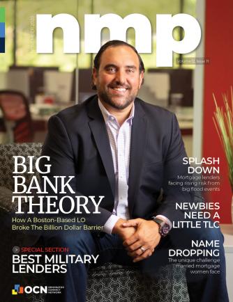 Top Originator Shant Banosian on the cover of the November 2020 edition of NMP Magazine.