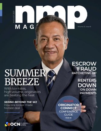 Cover of August NMP Magazine, featuring David Luna