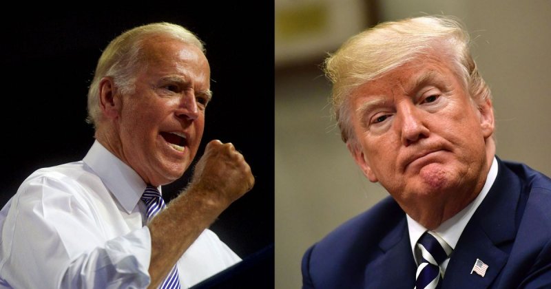 Photo of Joe Biden and Donald Trump