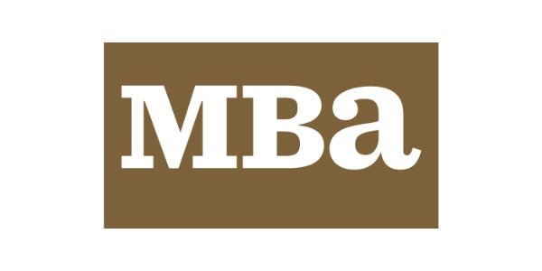 MBA logo centered on white background