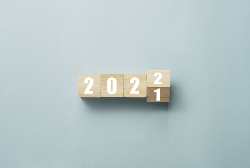 Numbered blocks change from 2021 to 2022