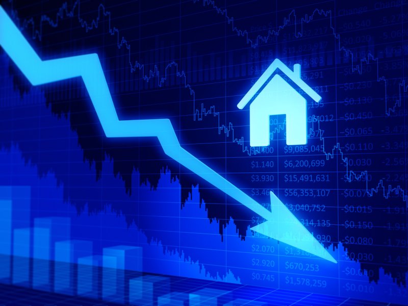 home prices fall