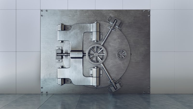 Bank vault door