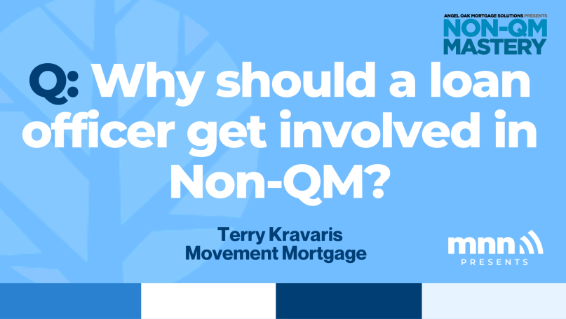 Why should a loan officer get involved in Non-QM?