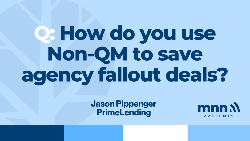 How do you use Non-QM to save agency fallout deals?